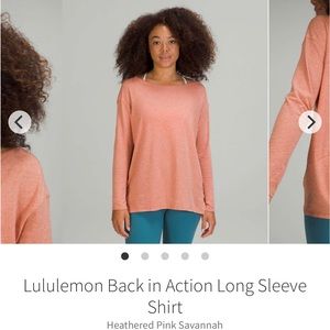 Lululemon Back In Action Long Sleeve